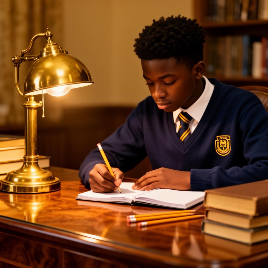 WAEC ready student learning scene