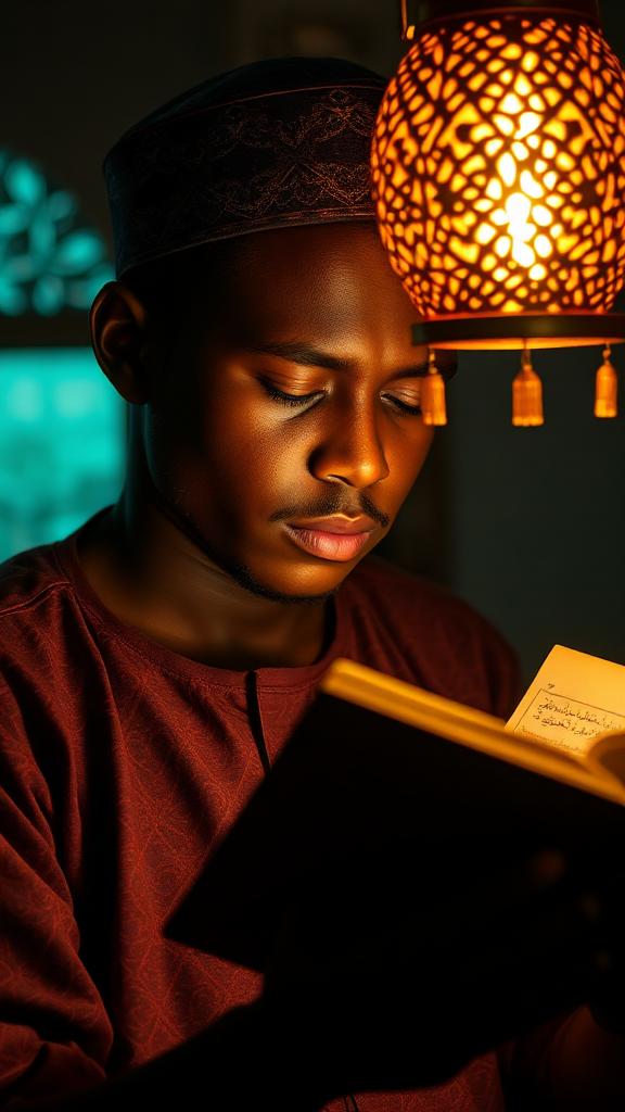 Quiet read student learning scene